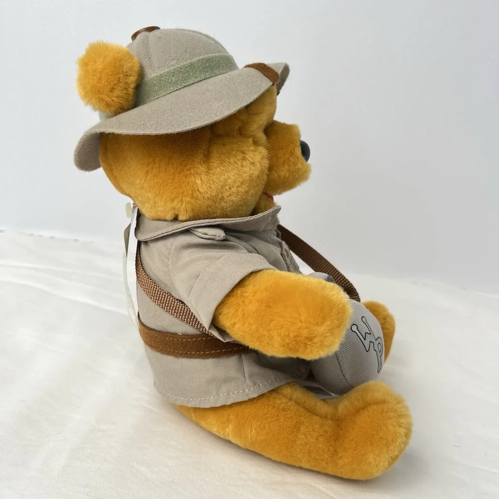 Disney Safari Winnie The Pooh Animal Kingdom Theme Park Exclusive Plush New Tags